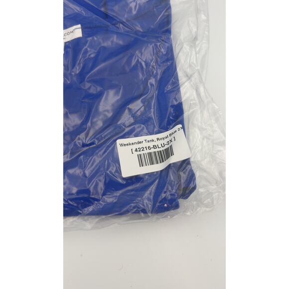 Chic Soul "Weekender Royal Blye Tank" Size 2X - Picture 8 of 11